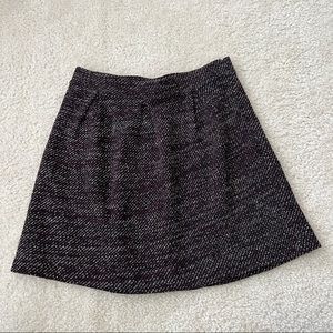 Madewell Tweed Purple Skirt Size M